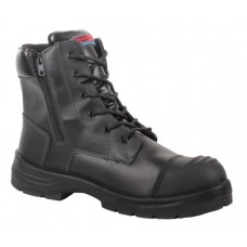 Black Waterproof Victor High Boot With Zip